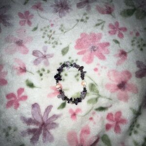 Purple and Pink Butterfly Crystal Bracelet